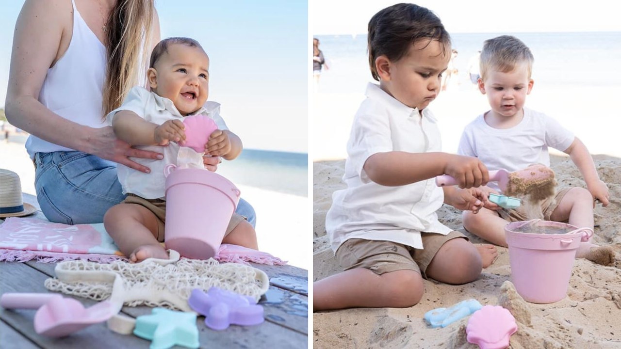 Cherub Baby Silicone Sand Castle Bundle. Picture: Cherub Baby.