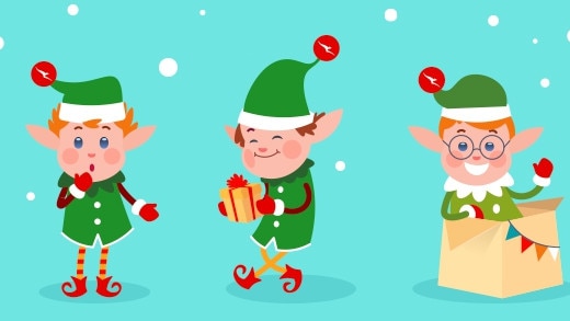 Qantas has revealed millions of points will be up for grabs in its find an elf competition. Picture: Supplied. ​