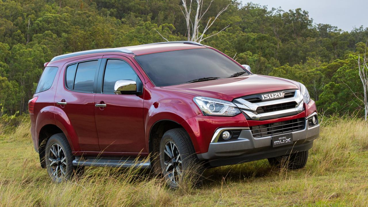 The Isuzu MU-X is loved by Aussie caravaners.