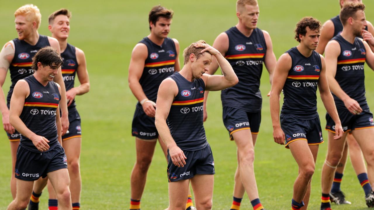 The Adelaide Crows have been cleared of any wrongoing from their infamous 2018 pre-season camp (Photo by Daniel Kalisz/Getty Images)