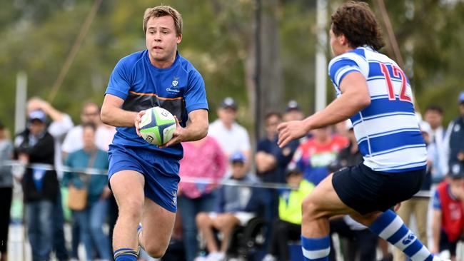 Max Blanch. GPS First XV rugby between Churchie and Nudgee College. Saturday July 27, 2024. Picture, John Gass