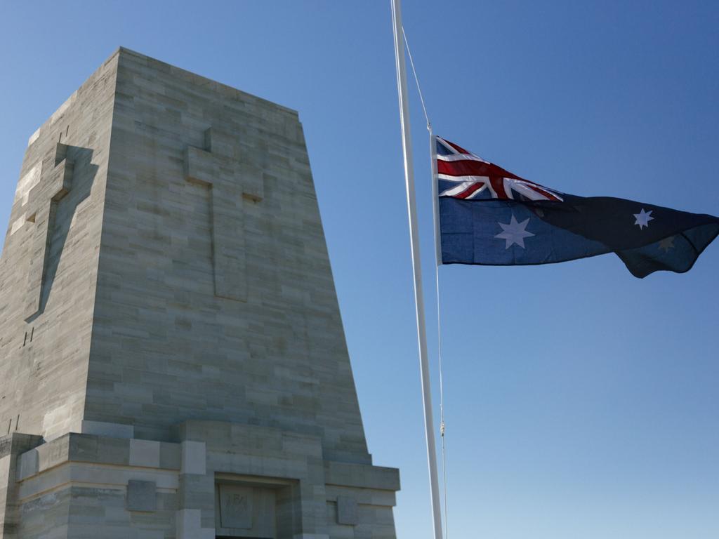 The Lone Pine monument in Gallipoli, Turkey. Picture: Bradley Secker