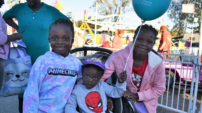 Minacle, Wallum, and Mary at the Gatton Show on Saturday, July 22, 2023. Picture: Peta McEachern