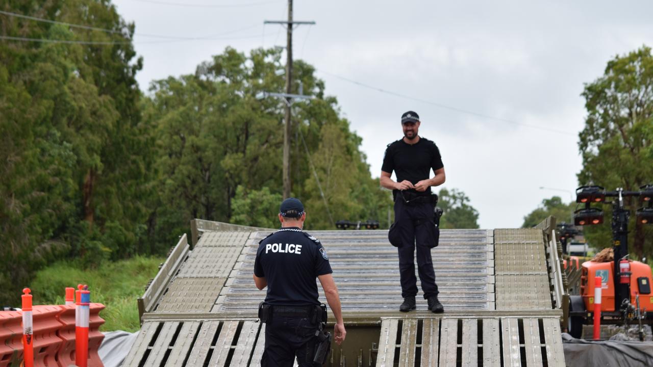 On Saturday the Queensland premier David Crisafulli announced they would be moving the ADF combat bridge from the Ollera creek site on Saturday night and get to work on installing a temporary bridge over the next few days.