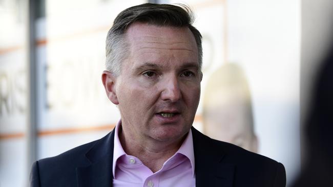 Labor frontbencher Chris Bowen bows out of the ALP leadership race yesterday. Picture: AAP