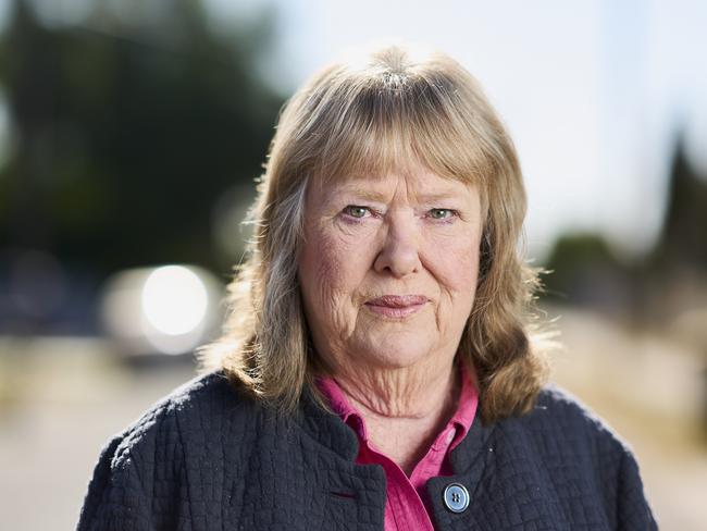 Widow, Delphine Mugridge at home in Smithfield, after a horror two-way truck crash that killed her well known husband and truck driver, Nevlille Ã¢â¬ËSlimÃ¢â¬â¢ Mugridge, Friday, May 17, 2024. Picture: Matt Loxton