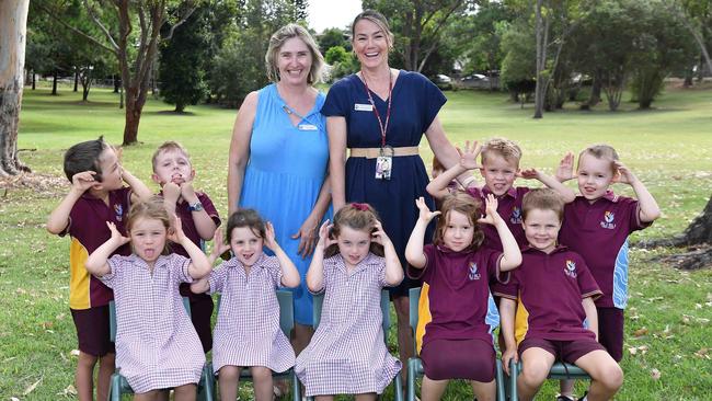 My First Year: Bli Bli State School Prep Crocs. Picture: Patrick Woods.