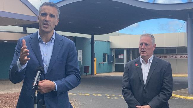 Peter Malinauskas has already made good on one election promise, visiting Mount Gambier and Troy Bell less than 72 hours after being sworn in. Picture: Arj Ganesan