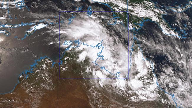 A potential cyclone is forming over the Gulf of Carpentaria. Picture: BOM