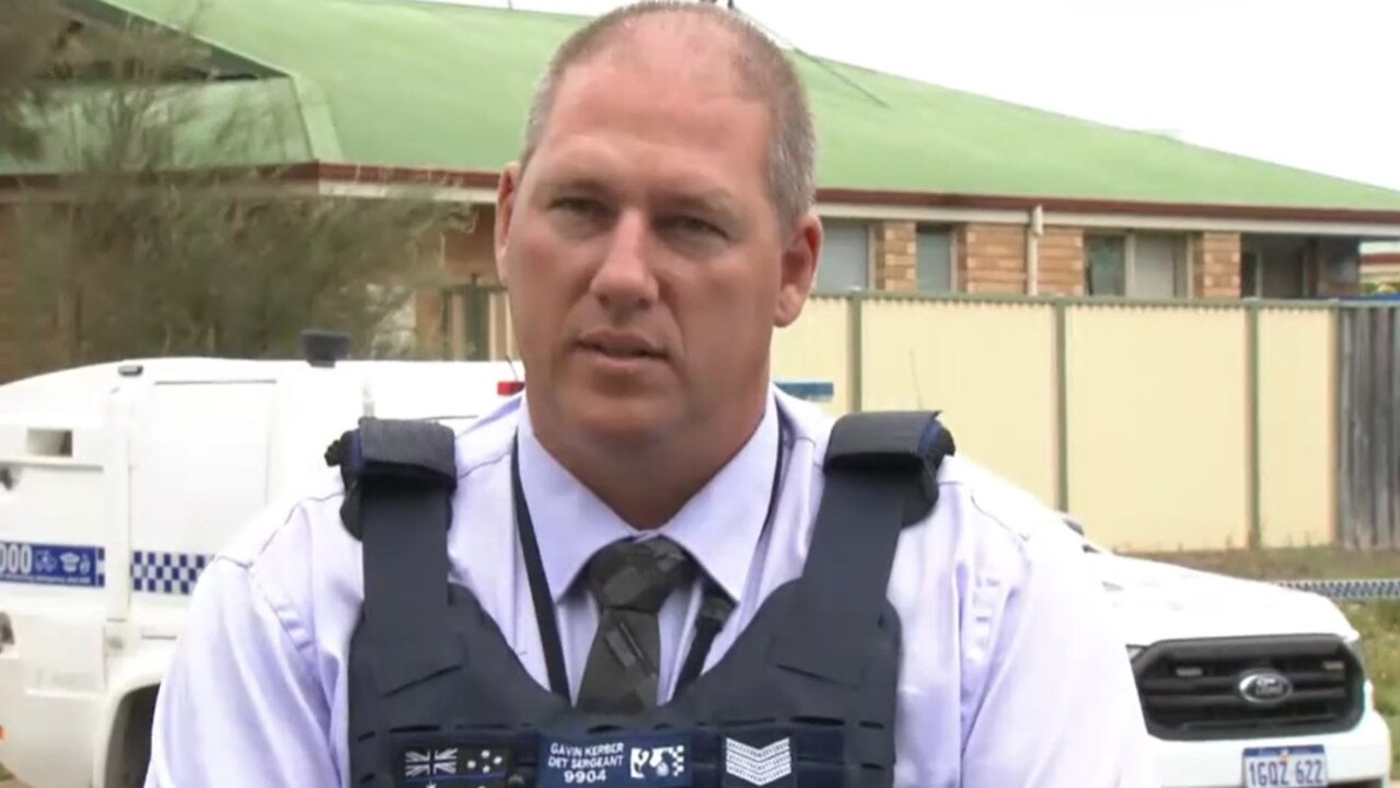 Detective Sergeant Gavin Kerber told reporters at least one shot was fired.