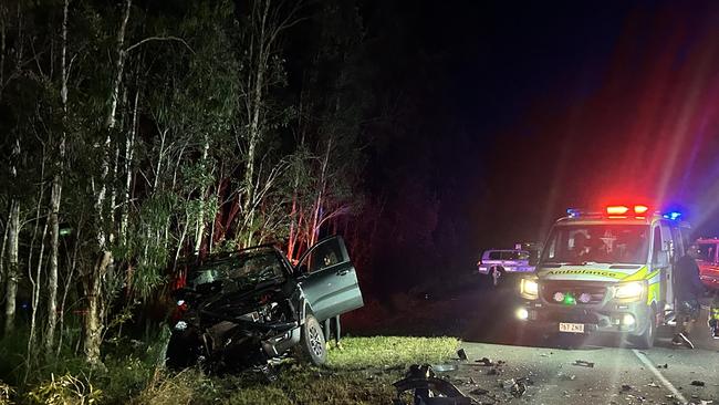 A 21 year old Sunshine Beach man was flown to hospital with serious injuries after the collision involving four vehicles.