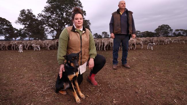 Dominic Gorringe and daughter Bronte. Picture: Alex Coppel