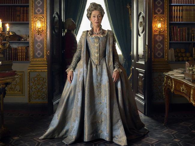 Helen Mirren stars as Catherine the Great on Foxtel’s Fox Showcase. Picture: Hal Shinnie