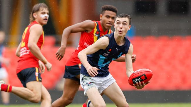 Leading 2024 AFL prospect Jagga Smith was one of the players Hemisphere Sports Management was not allowed to speak to. Picture: Getty Images