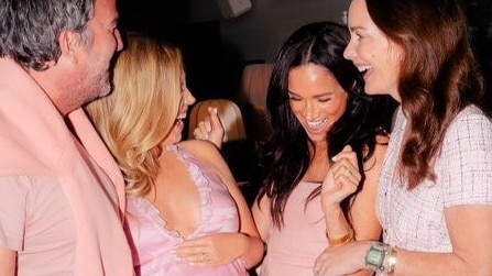 Meghan has been snapped at a friend's baby shower. Picture: X