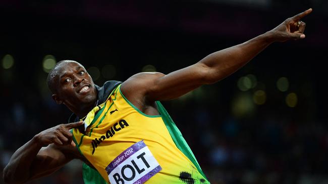 Gout didn’t shy away from trying to emulate Usain Bolt’s dominance. (Photo by Olivier MORIN / AFP)