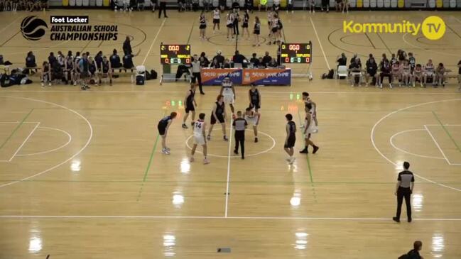 Replay: Basketball Australia School Championships Day 4 - Men's SF - Brisbane State High v Rowville