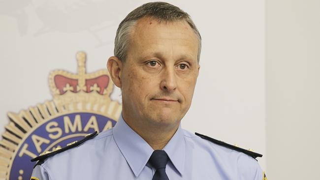 Commander Tony Cerritelli said Tasmania Police requires the public to stay away from areas affected by bushfires this Australia Day long weekend. Picture: MATHEW FARRELL