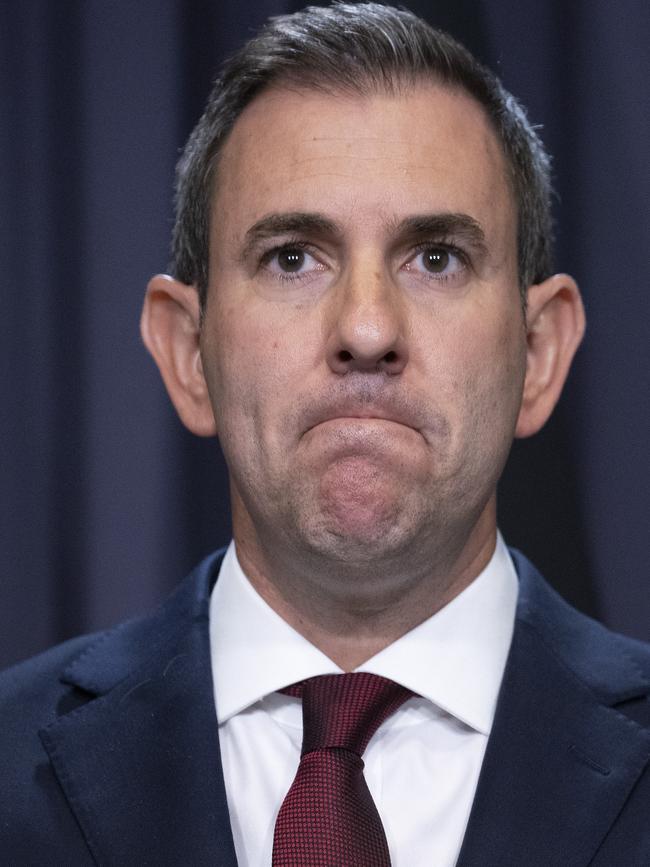 Treasurer Jim Chalmers spoke to the media during a press conference in Canberra ahead of the October 25 budget. Picture: NCA NewsWire / Gary Ramage