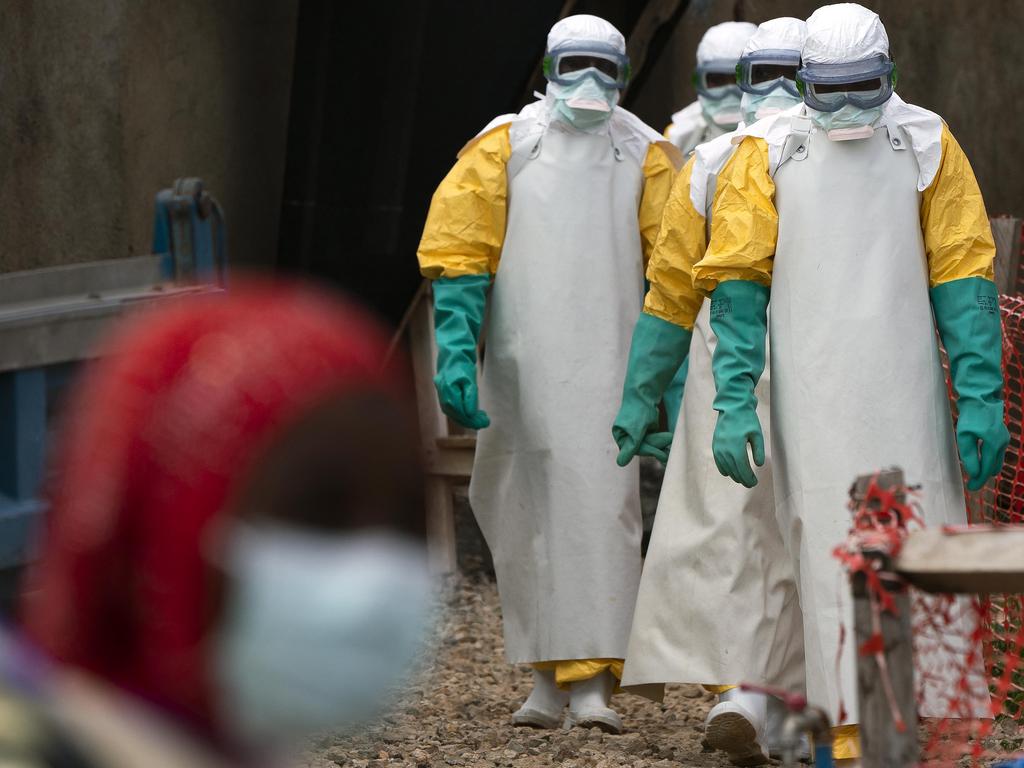 The World Health Organisation declared the Ebola outbreak an international emergency after spreading to eastern Congo's biggest city, Goma. Picture: AP