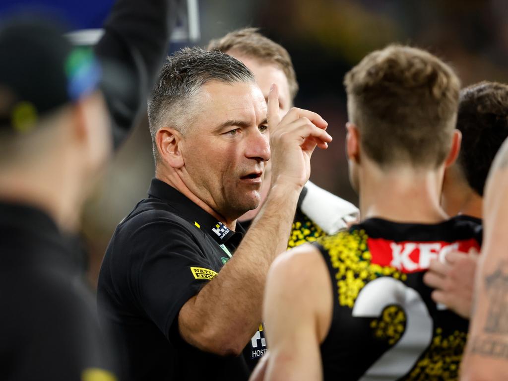 Adem Yze has defended Dustin Martin. Picture: Dylan Burns/AFL Photos via Getty Images