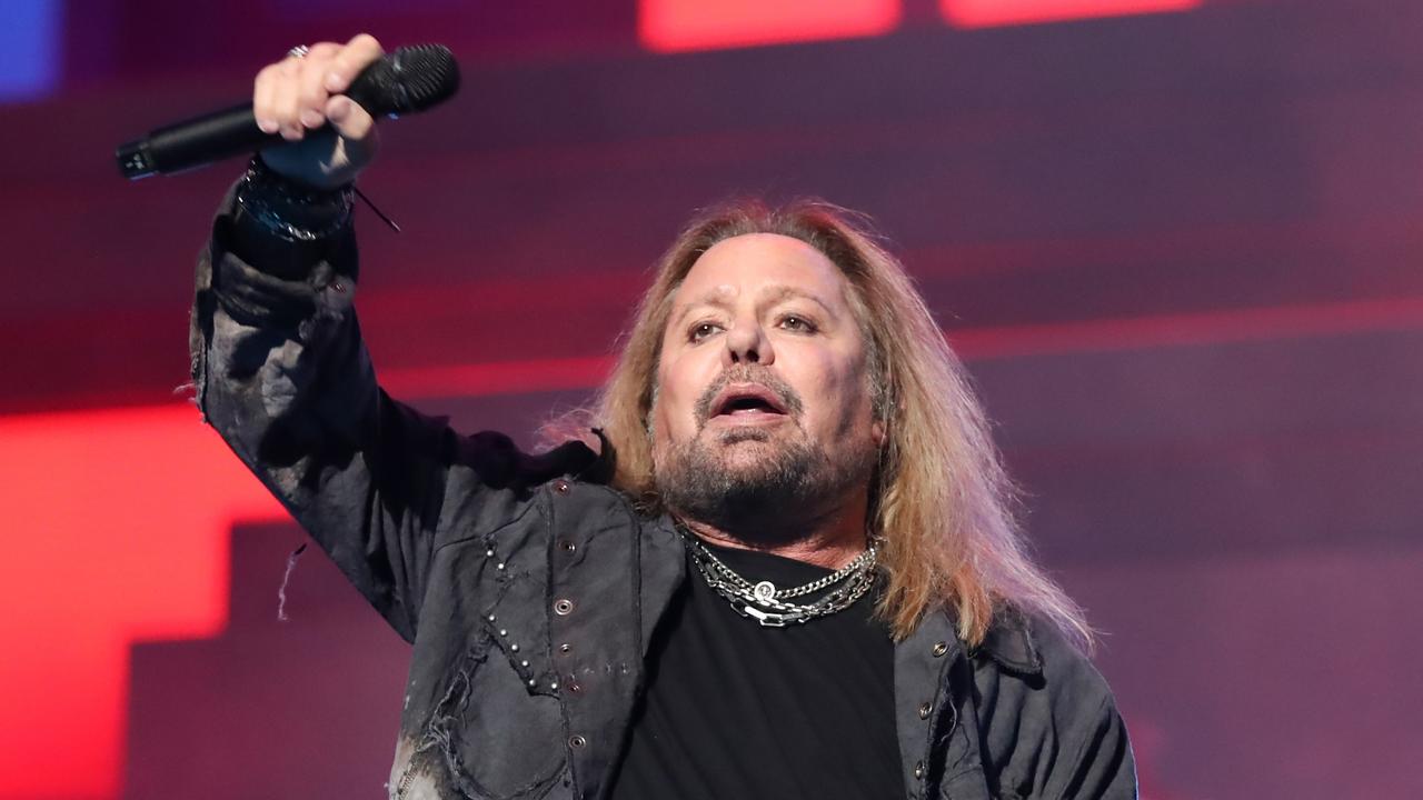 Motley Crue lead singer Vince Neil’s jet was involved in the crash. Picture: Winters/Icon Sportswire via Getty Images