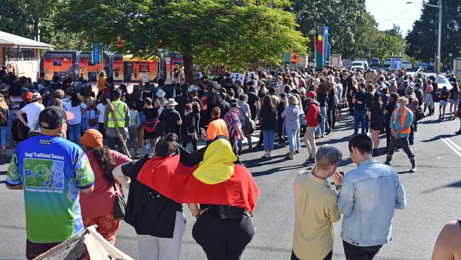 Black Lives Matter protest in Lismore.