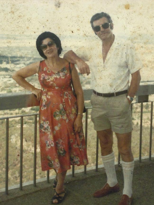 Anastasios Angelopoulos with his wife Lygeri. Picture: Supplied