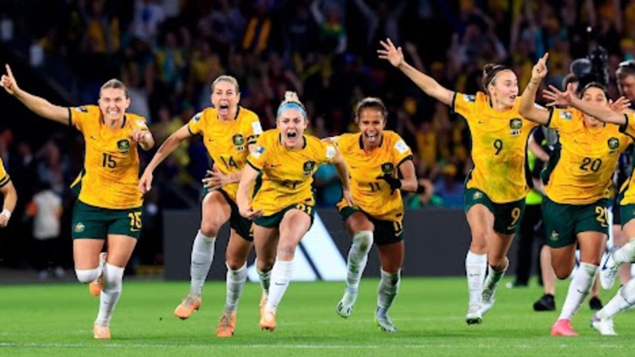 Australia win after a very tense penalty shootout during the FIFA Womens World Cup quarter final between Australia and France at Suncorp Stadium in Brisbane. Pics Adam Head