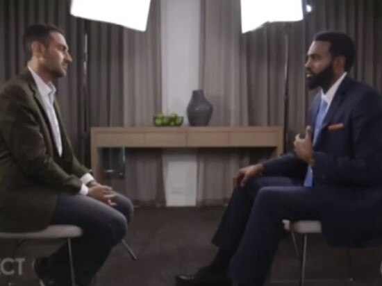 Waleed Aly interviewed Heritier Lumumba in 2017