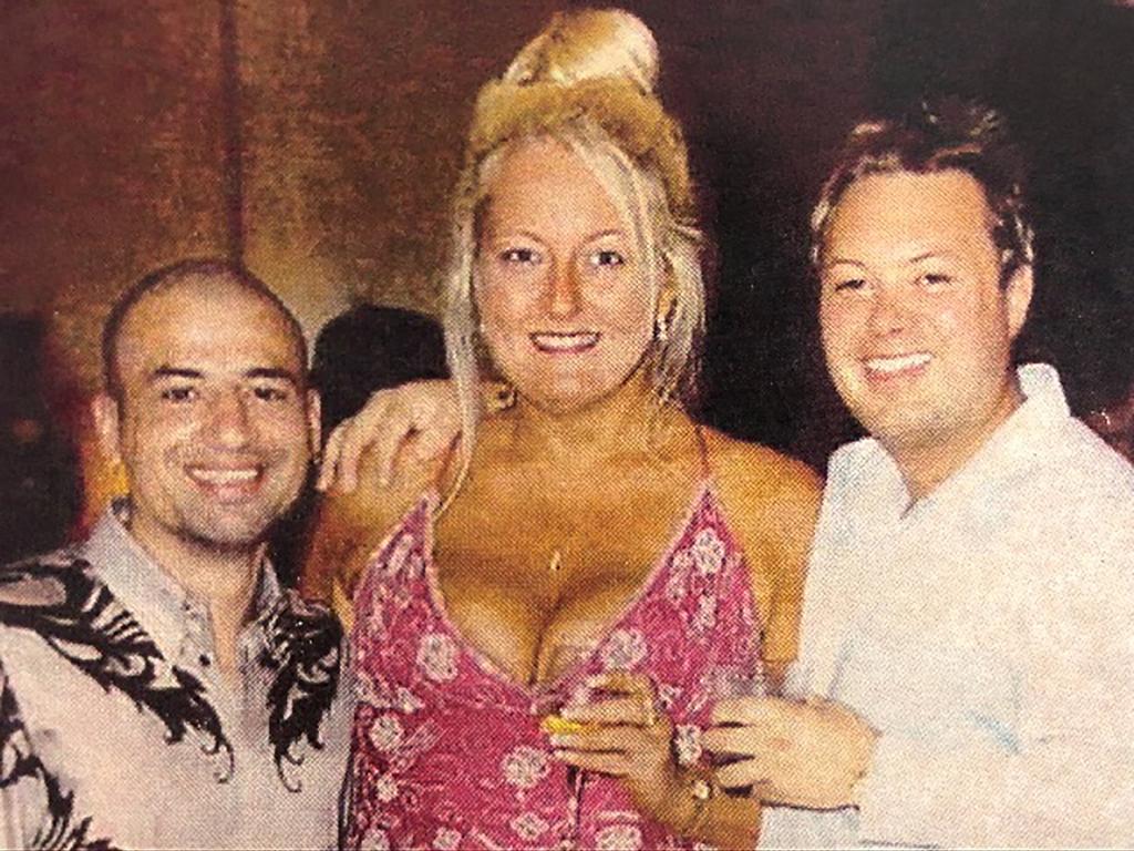 WARNING NO "NEWS.COM.AU, SKYNEWS AND THE AUSTRALIAN" ONLINE EMBARGO UNTIL 8PM 1st MARCH 2019 WARNING Nicola Gobbo who is Lawyer X pictured with Gangland boss Carl Williams and underworld hit man Andrew `Benji’ Veniamin. She is hosting the Crown Casino christening of Williams’ daughter, Dhakota.