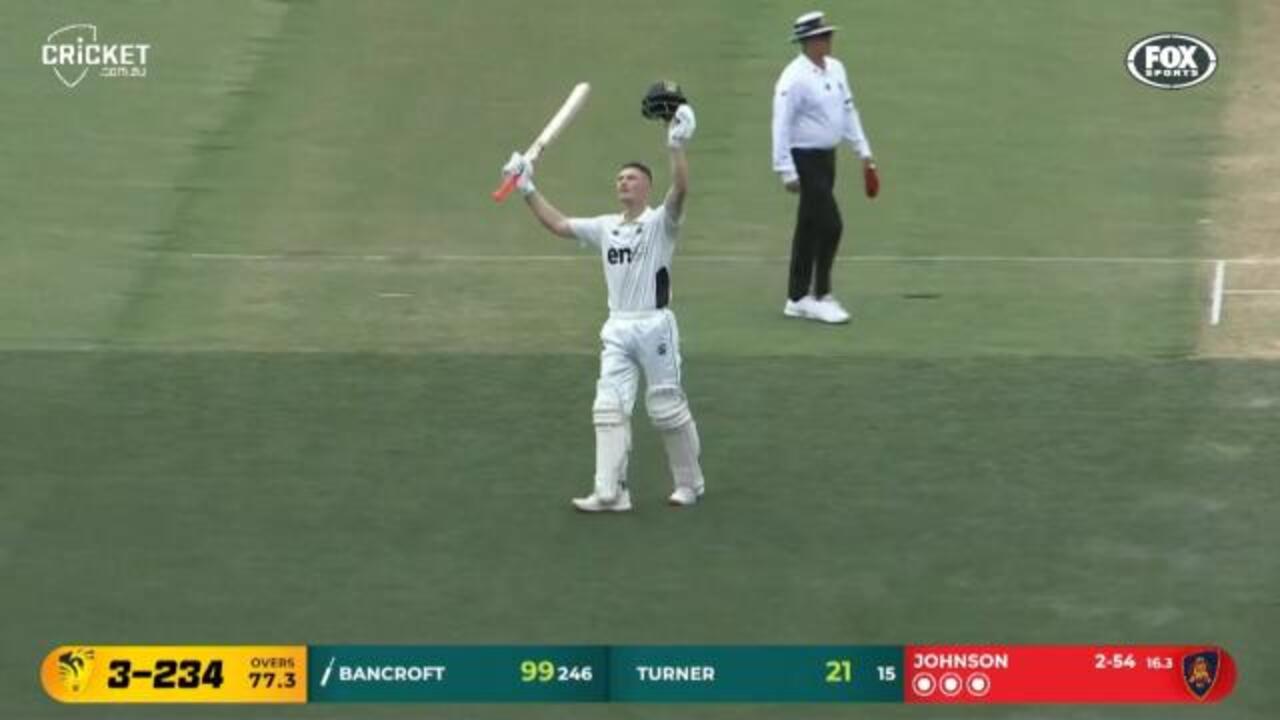 Bancroft breaks drought with timely ton