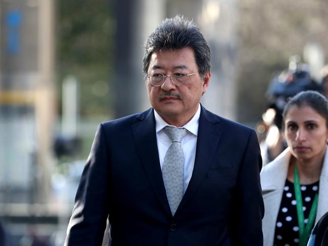 10/09/2019 TPG Executive Chairman David Teoh leaves Federal Court in Melbourne. Picture : David Geraghty , The Australian.