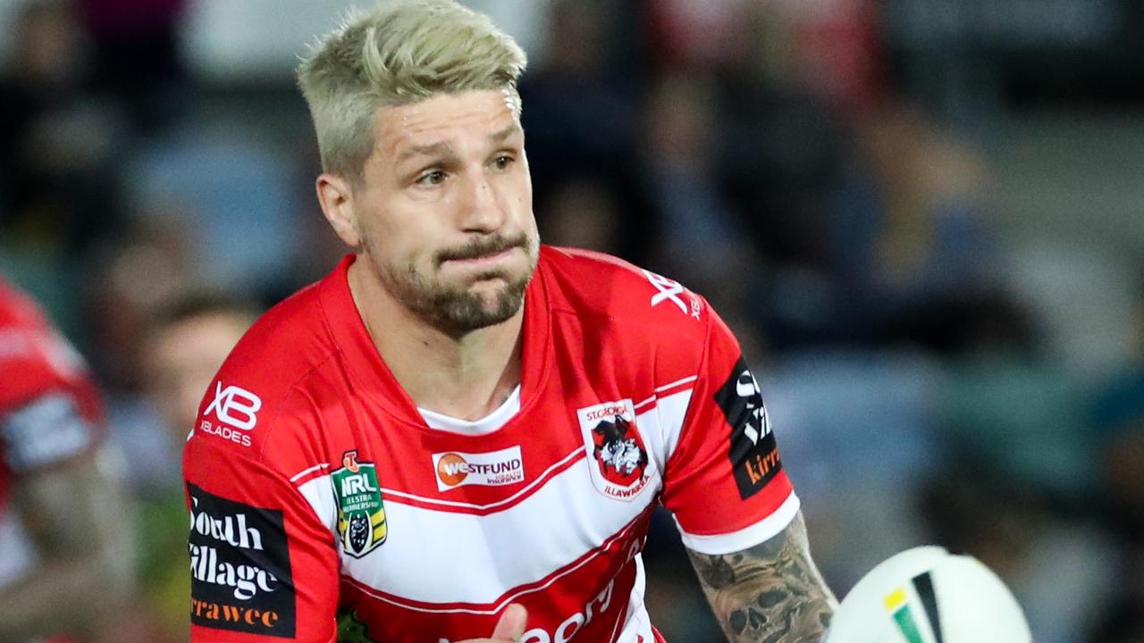 Gareth Widdop of the Dragons is on track to play finals.