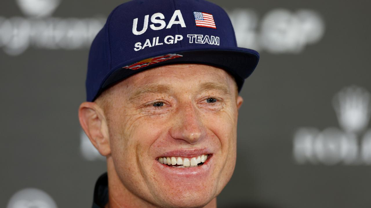 Jimmy Spithill is filling in with team Australia this weekend. (Photo by Yong Teck Lim/Getty Images)