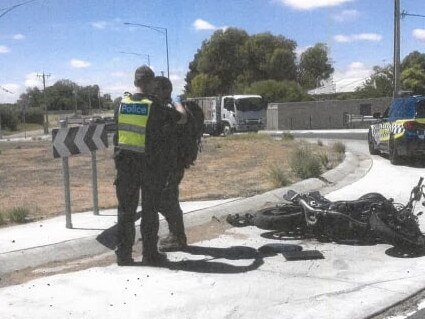 Mickael Combes being arrested December 15