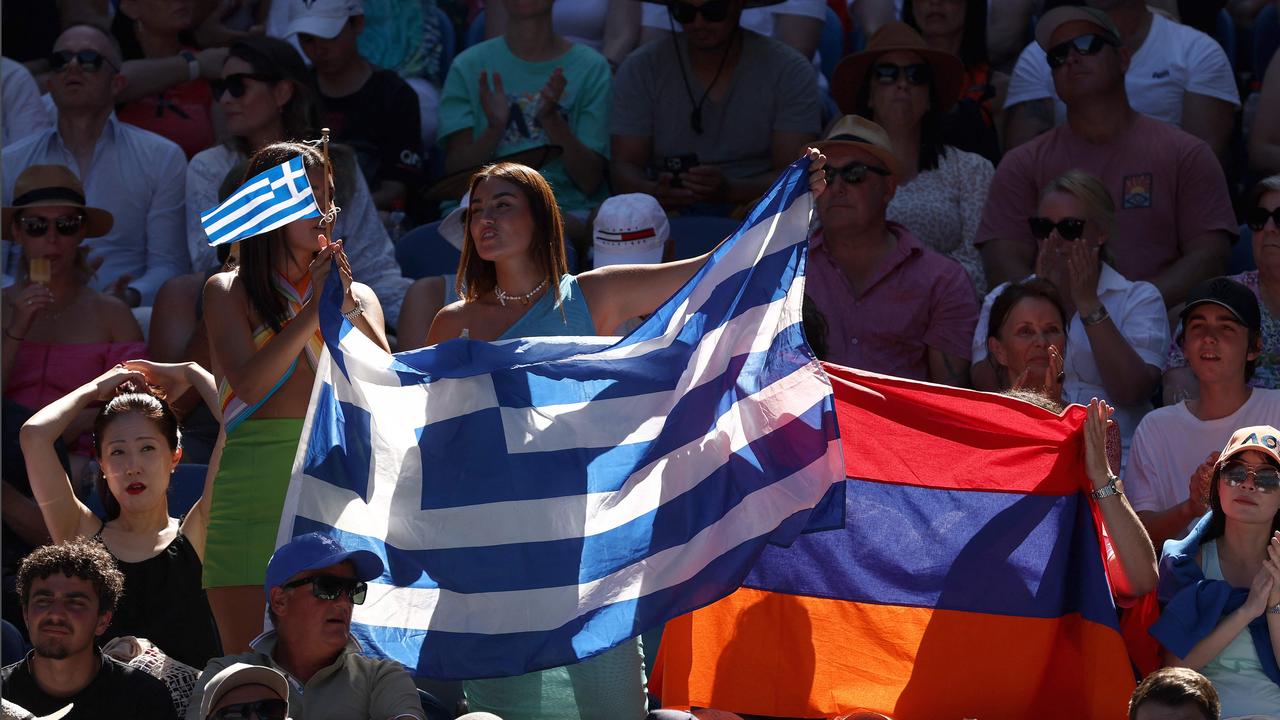 The Melbourne crowd has embraced Stefanos Tsitsipas as its own. `