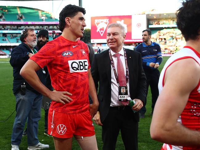 McInerney is set to be out for a minimum of two weeks, but likely longer. Picture: Brett Costello