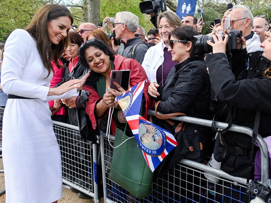 There are thousands of fans camped outside the palace. Picture: Toby Melville – WPA Pool/Getty Images