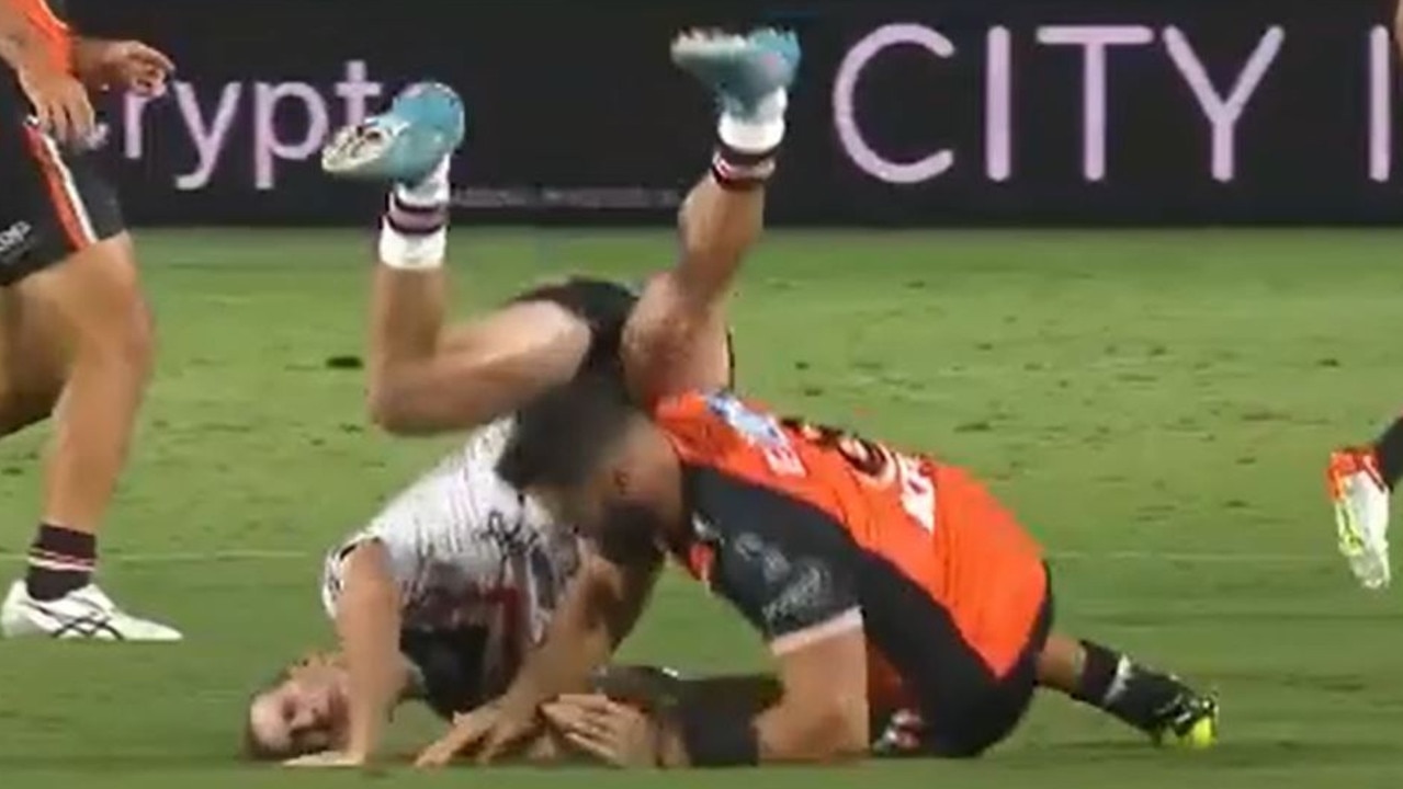 James Tamou’s hit on Sam Walker was dangerous.