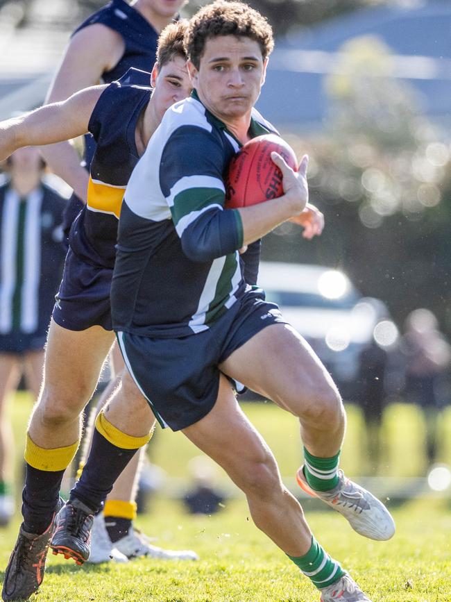 Herald Sun Shield final. Whitefriars V St Patricks Ballarat at Box Hill. St. Patricks Beau Tedcastle. Picture: Jake Nowakowski