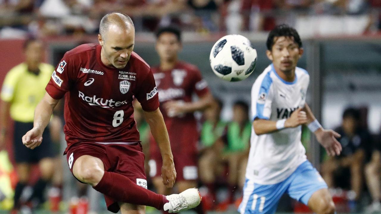 Andres Iniesta scored a sublime first goal in Japan.