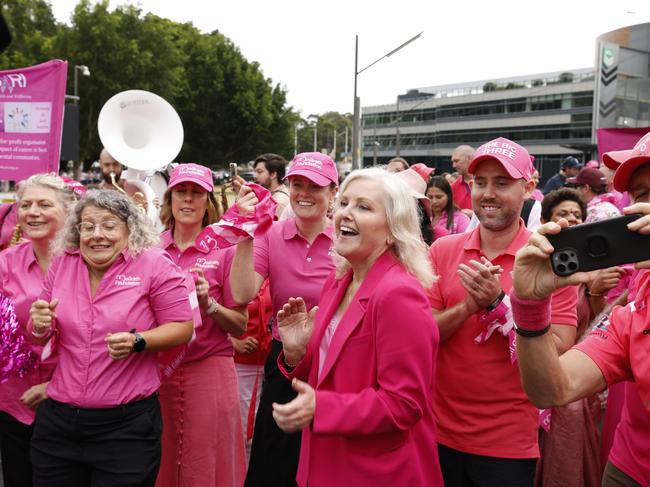 The Pink Parade takes place before day one of the Fifth Men's Test Match at the SCG. Picture: Darrian Traynor/Getty Images