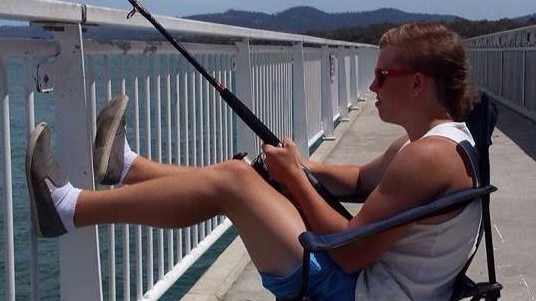 Connor Joseph Churchill has confessed to catching a seagull on a baited hook then laughing as his mates filmed the "tortured" creature trying to fly away. A warrant has been issued for his arrest after he failed to show up at court. Picture: FACEBOOK