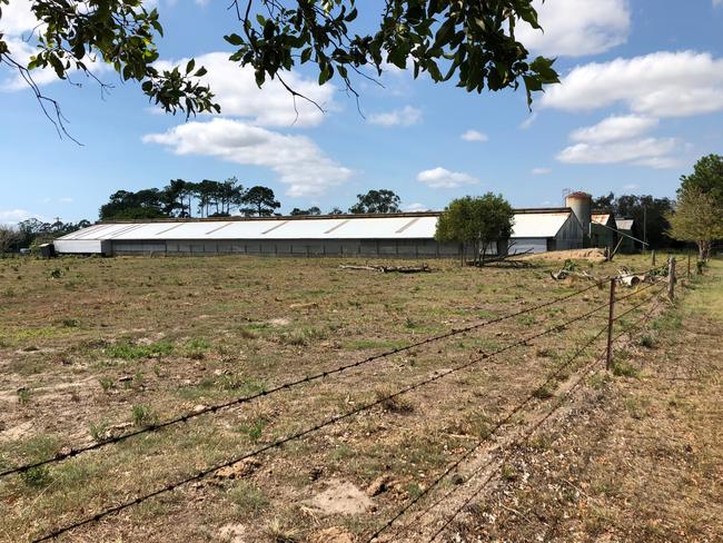 Developer BriStar is set to turn this former chicken farm on the corner of Taylor Rd and Woodlands Drive, Thornlands, into a luxury acreage estate. Picture: Paula Shearer.