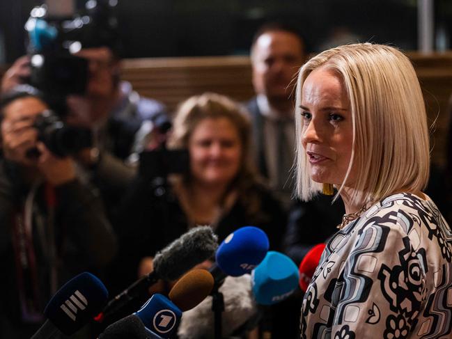 Finns Party chair Riikka Purra. Picture: Jonathan Nackstrand/AFP