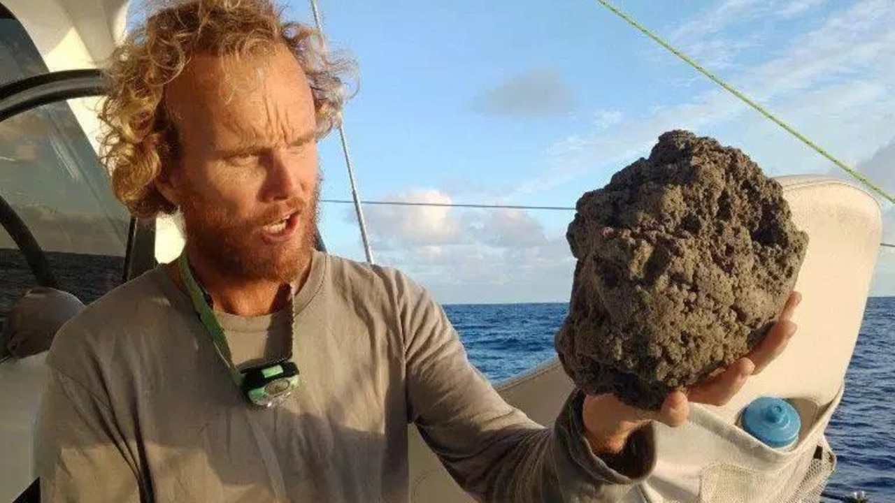 Pumice strewn across Coast beaches was caused by an underwater volcano  eruption – about 18 months ago