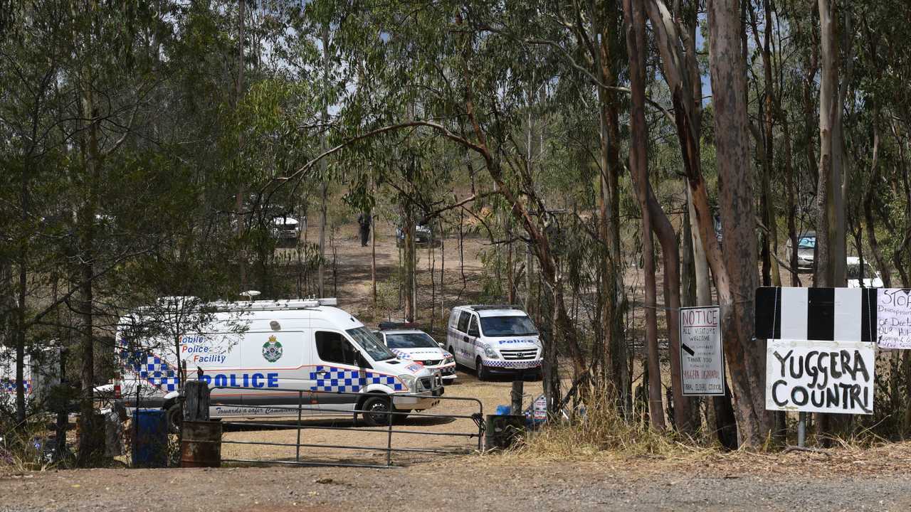 Scenes at the Deebing Creek Mission on Thursday afternoon. Picture: Rob Williams