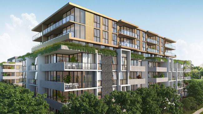 Artist Impression of Meritons Pagewood Greens housing development