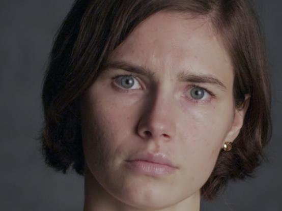 Amanda Knox. Image taken from Netflix documentary, featuring the acquitted American